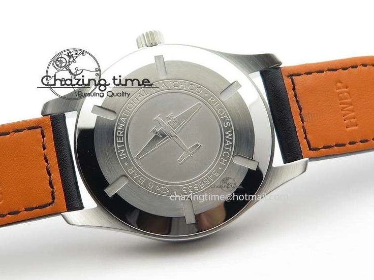 MIROTIME 0116 Fashionable Mark XVIII IW327002 V6F Best Edition White Dial On Black Leather Strap A 7312
